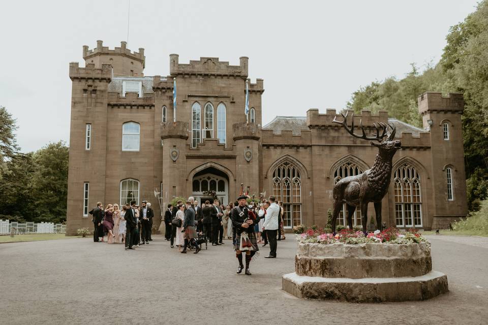 Highlands Castle wedding