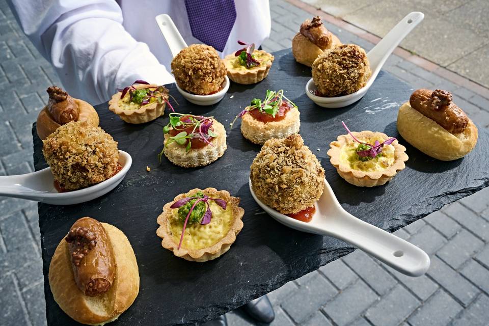 Delicious canapes