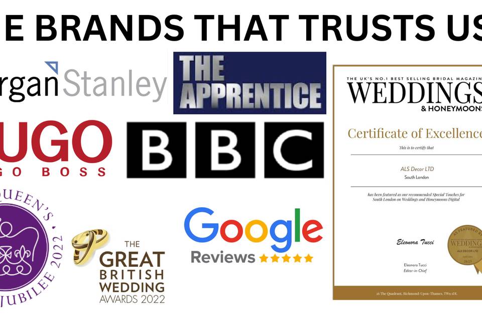 The brands that trust us