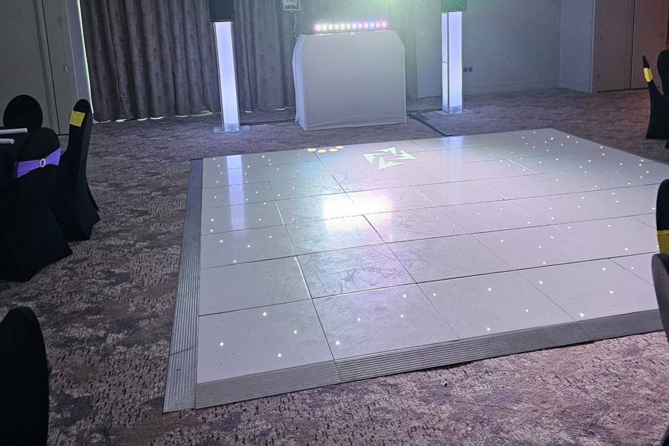 Wedding Setup with Podiums