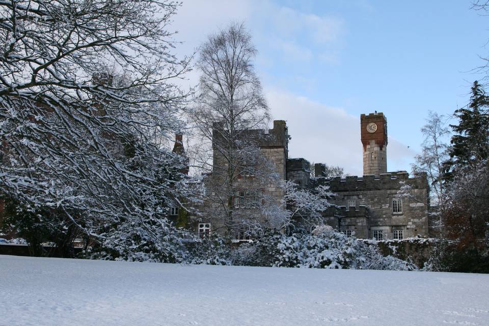 The Castle in its own winter wonderland