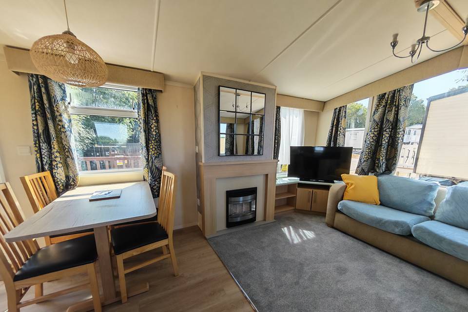 Caravan 5 inside the lounge