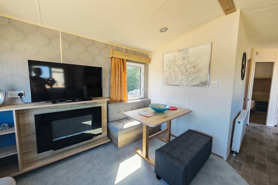 Caravan 17 inside the lounge