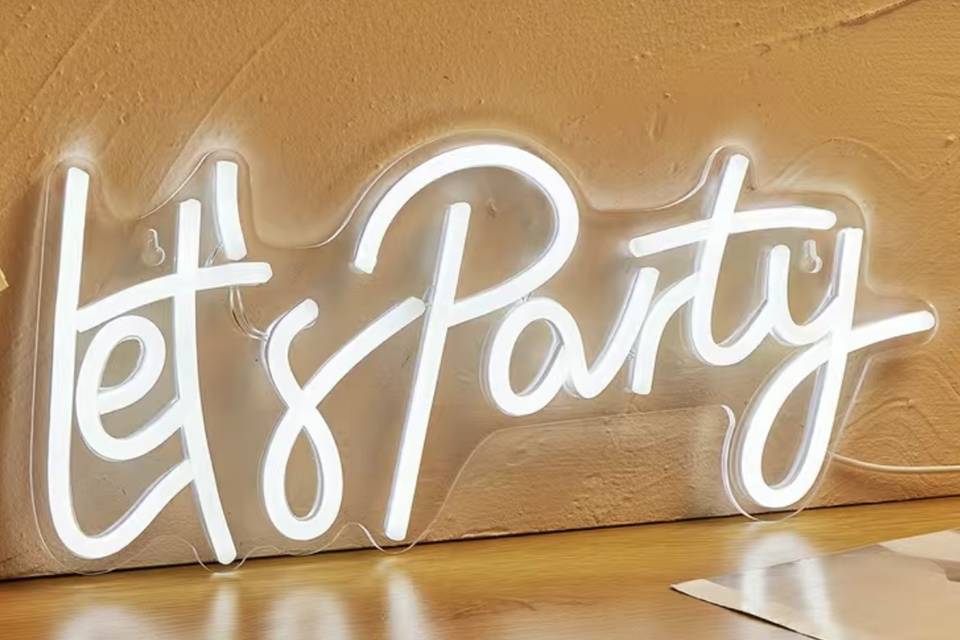 Let’s Party Neon Sign