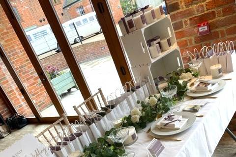 Wedding table display