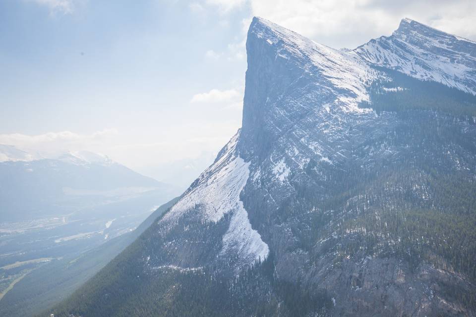 Couple hiking Canmore, Canada