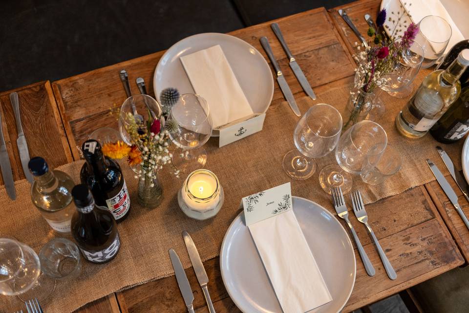 Table Set Up