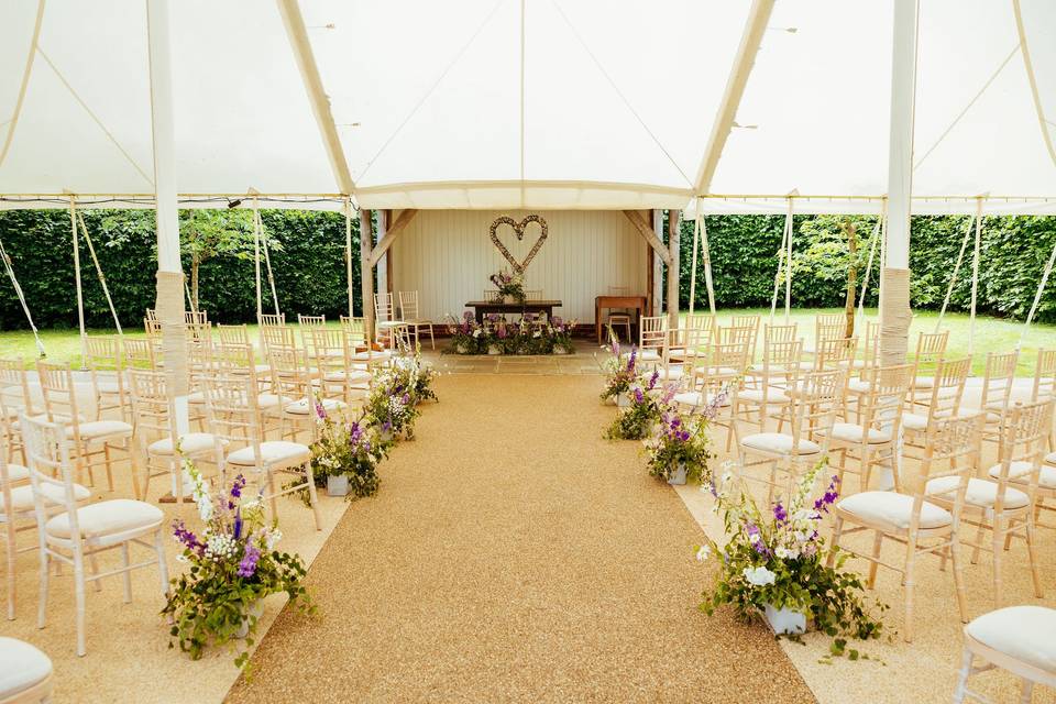 Marquee Ceremony