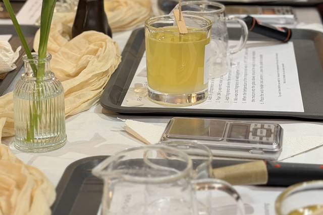 Candle setting process