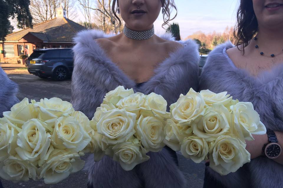 Avalance rose bouquets