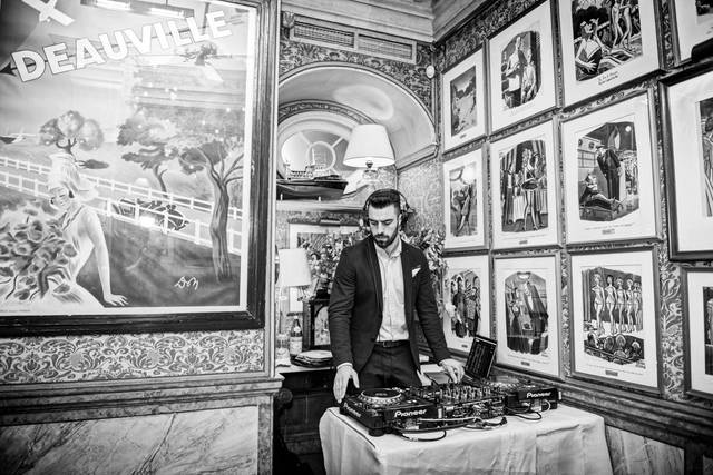DJ at the booth