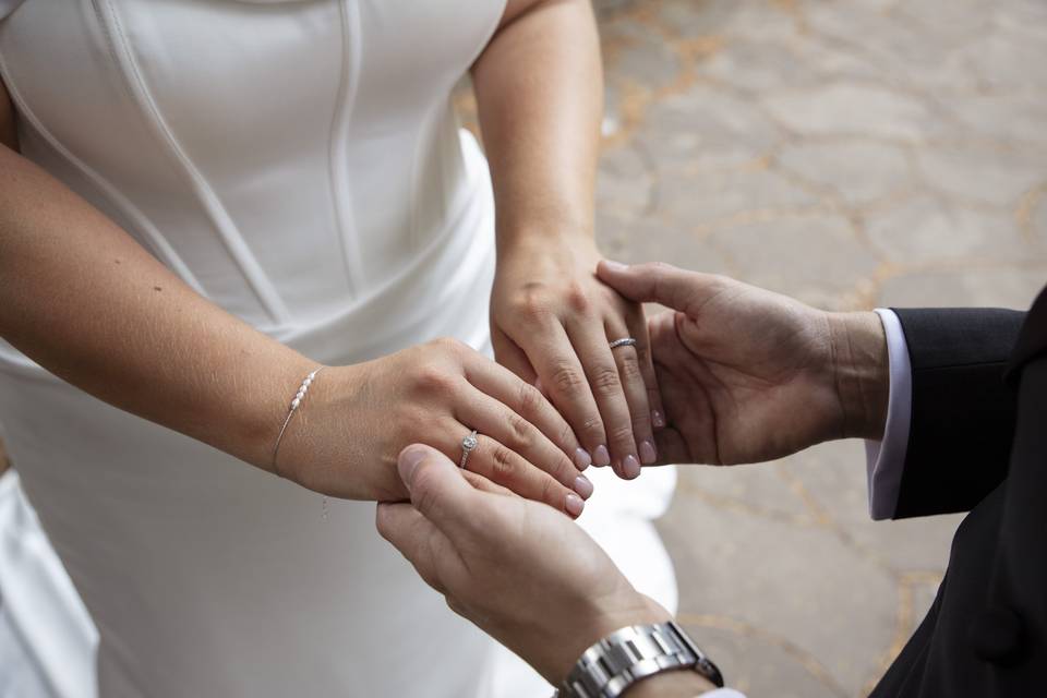 Holding hands