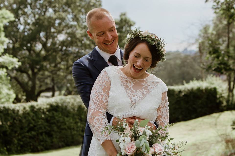 Garden wedding Leeds