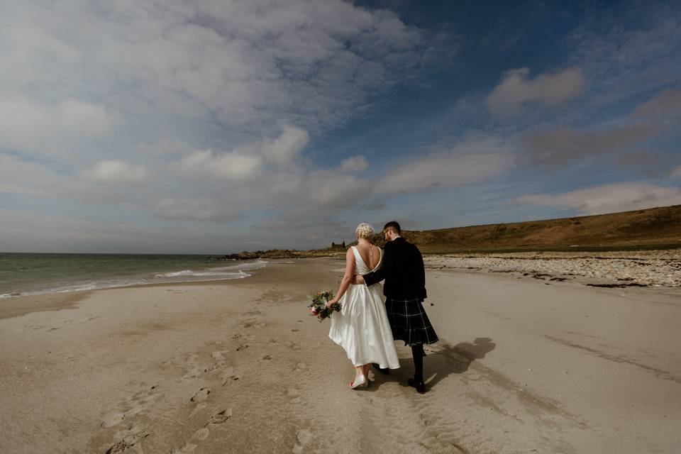 Scotland Beach wedding