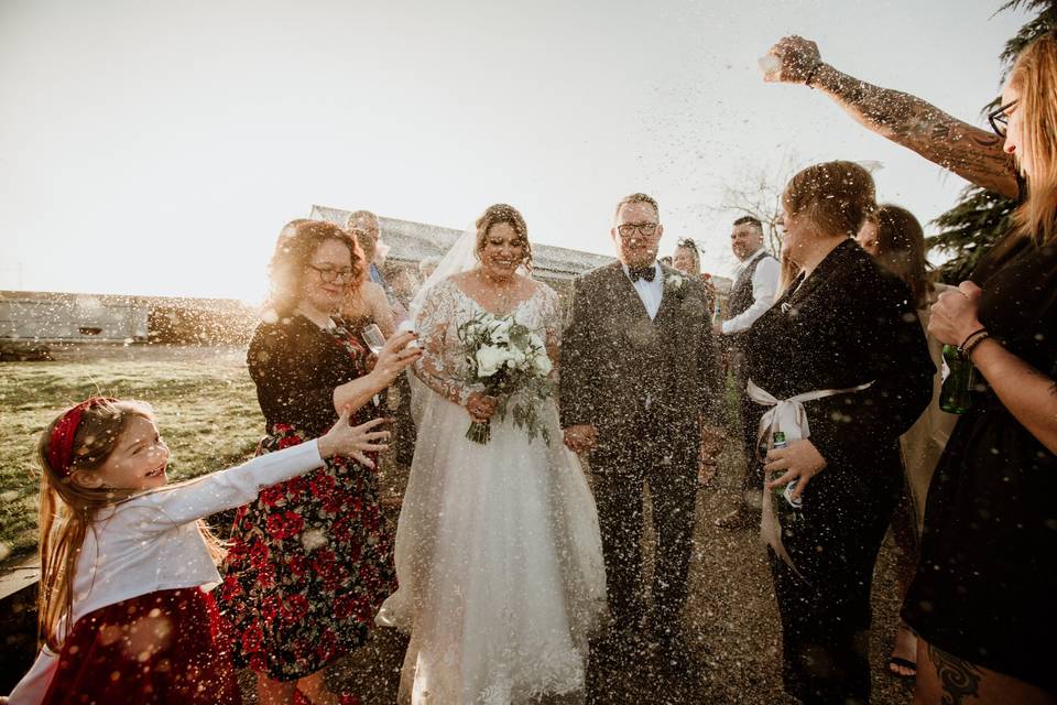 Rustic wedding in Yorkshire