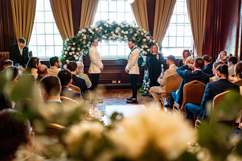 Manchester hall wedding
