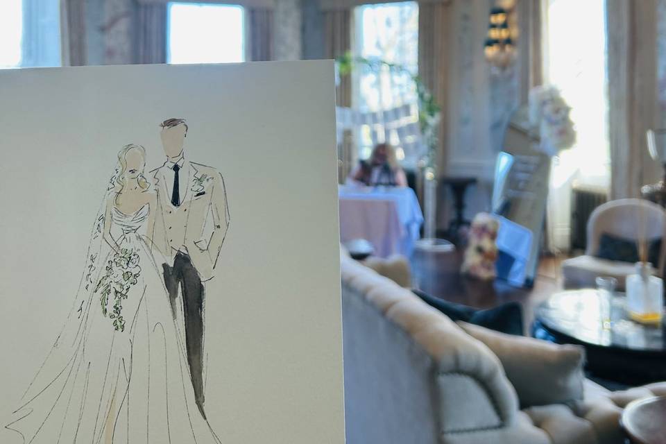 Bride and Groom portrait