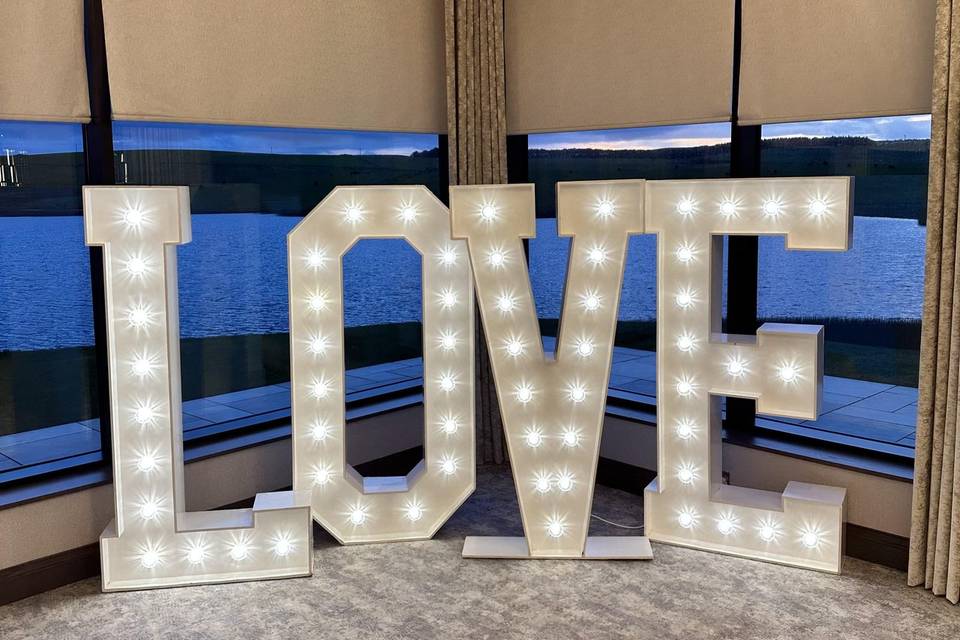 Giant Love Letters Lochside