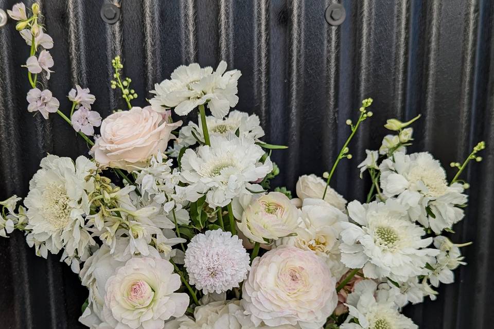 Spring white bouquet