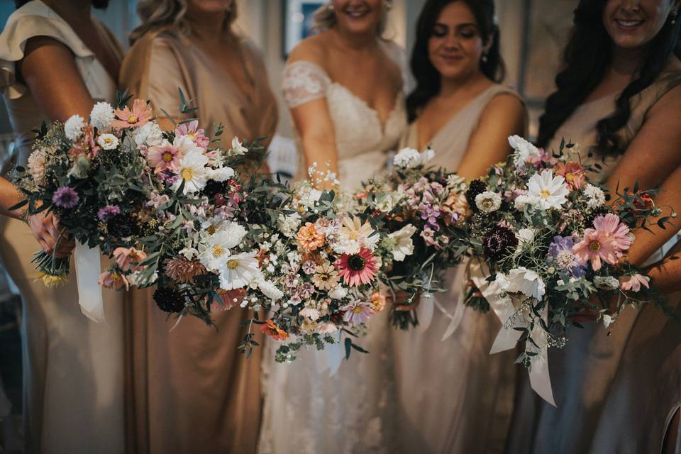 Wildflower bouquets