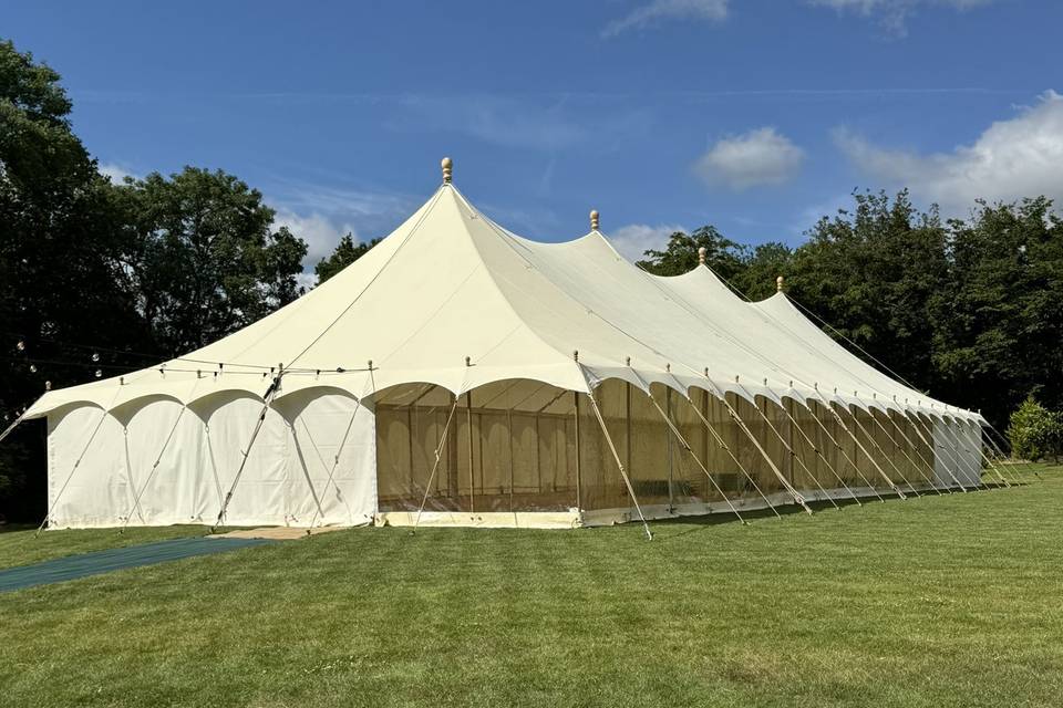 Marquee on the grounds