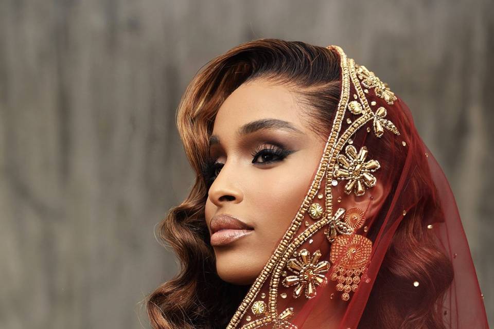 East african bridal makeup