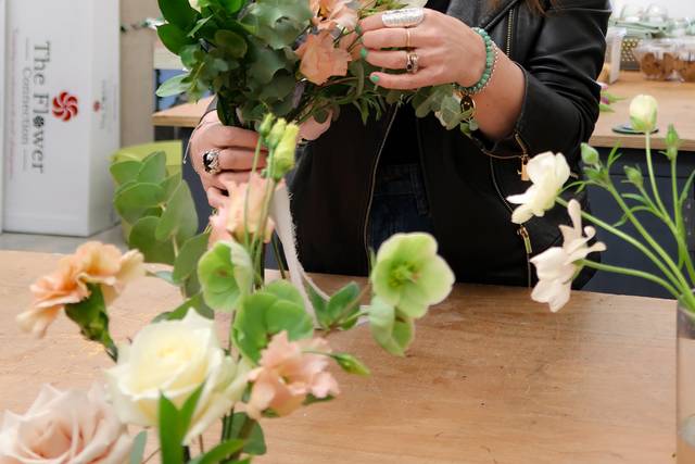 Bouquet in the making