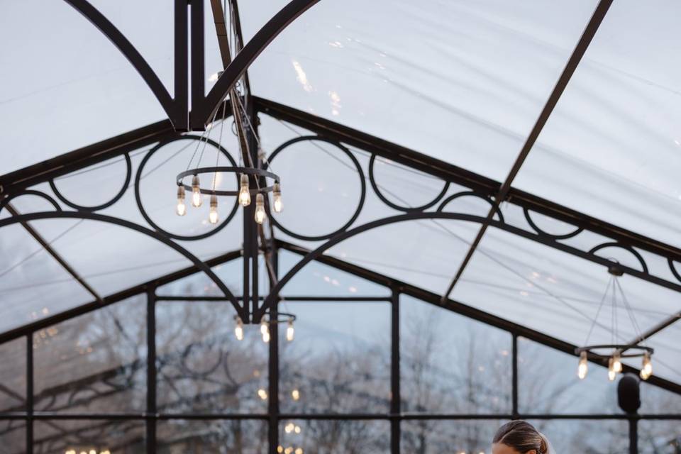 The glass room at Sudeley