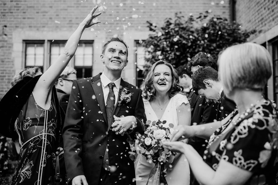 Confetti at Hanbury Manor