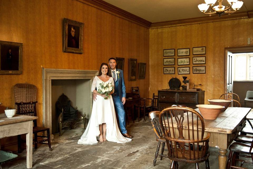Newlyweds at Temple Newsam House