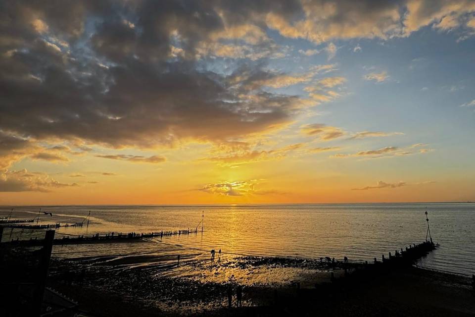 Sunset at Hunstanton Beach