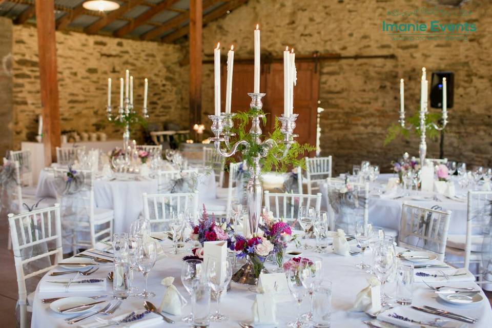 Candelabra & chivalry chairs
