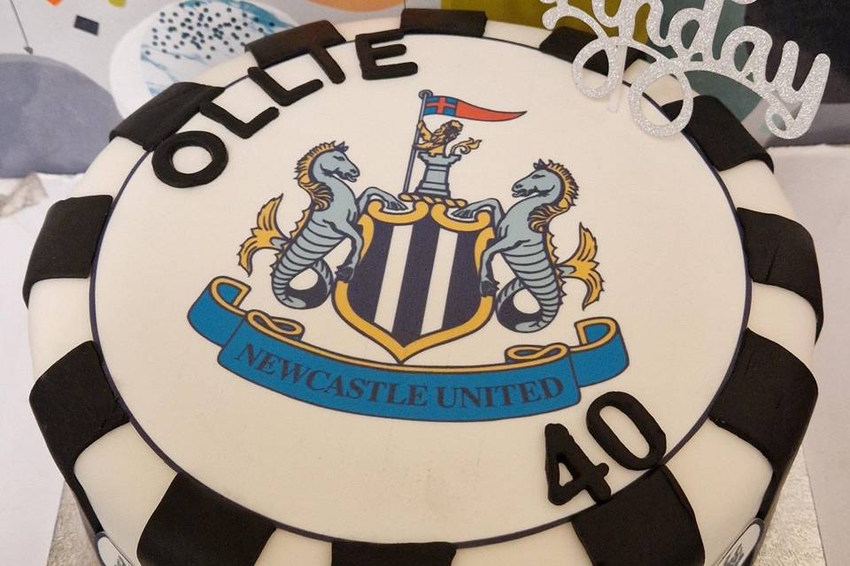 NUFC 40th Birthday Cake