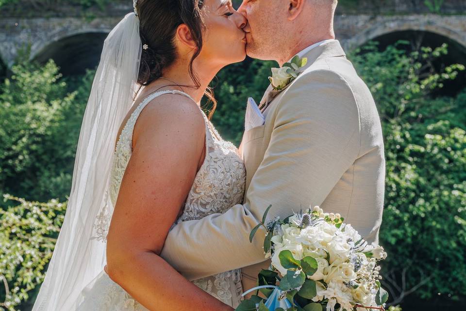 Iron Bride wedding portrait