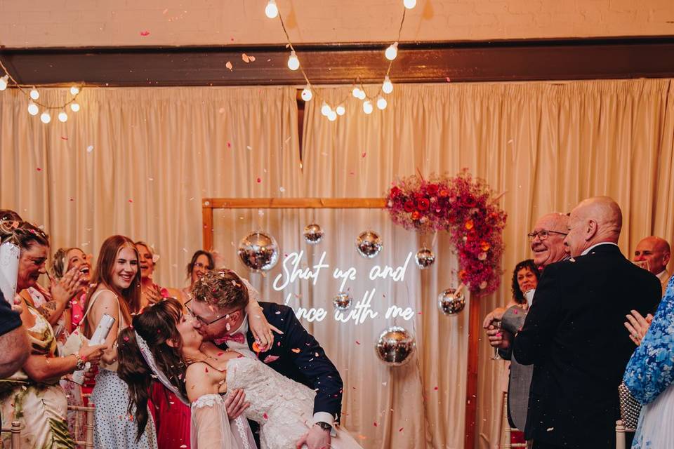 New Craven Hall wedding fun!
