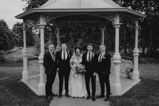 Gazebo Bride & Groom