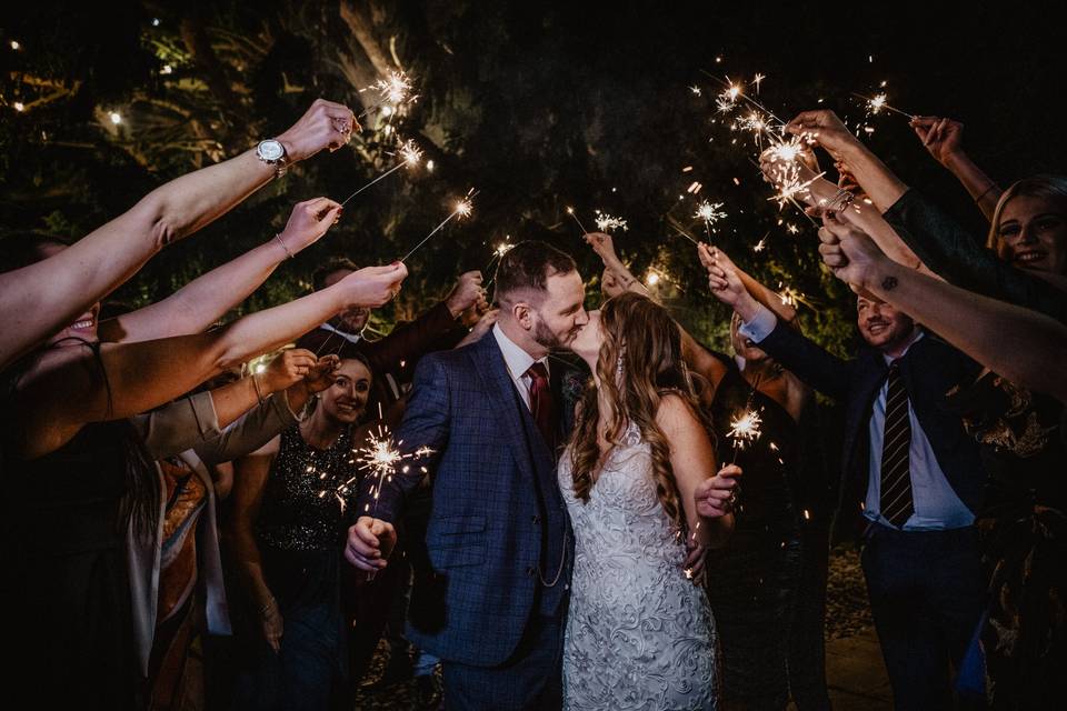 Sparkler shot