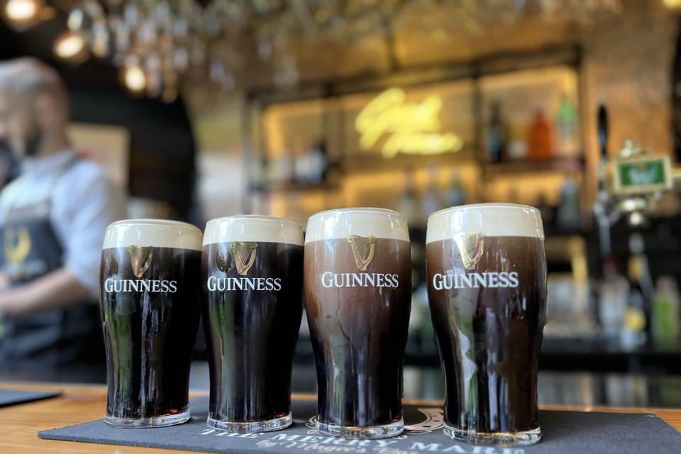 Lineup of Guinness