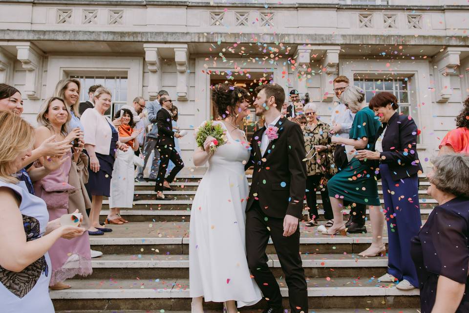 Hackney Town Hall Confetti