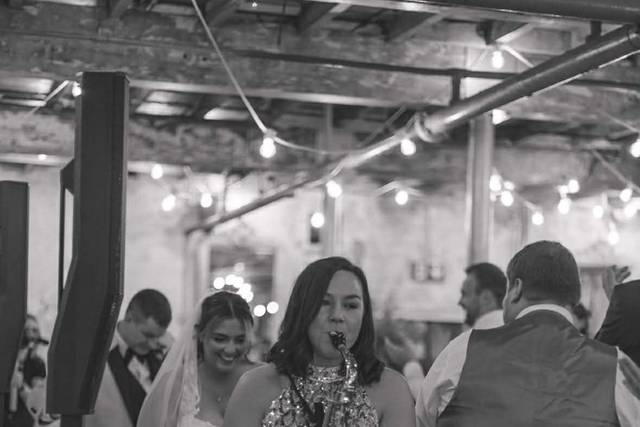 Sax Wedding Breakfast Entrance