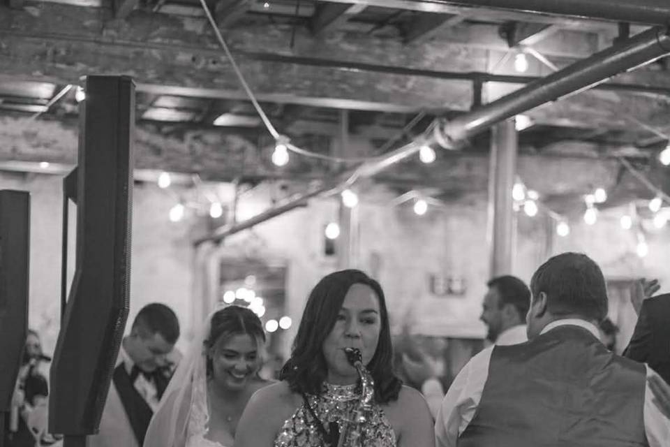 Sax Wedding Breakfast Entrance