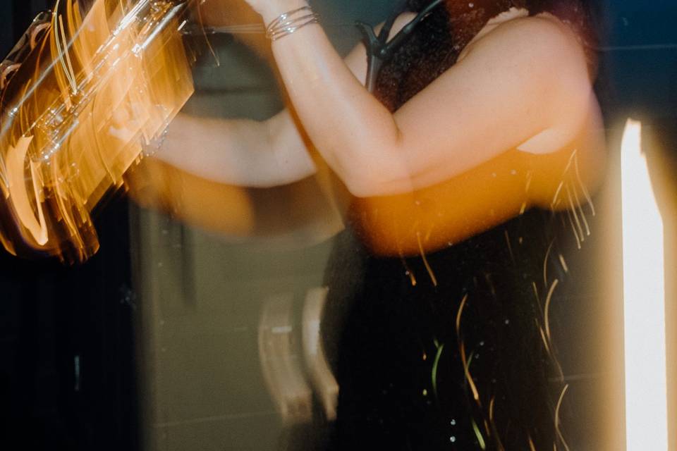 Wedding sax player