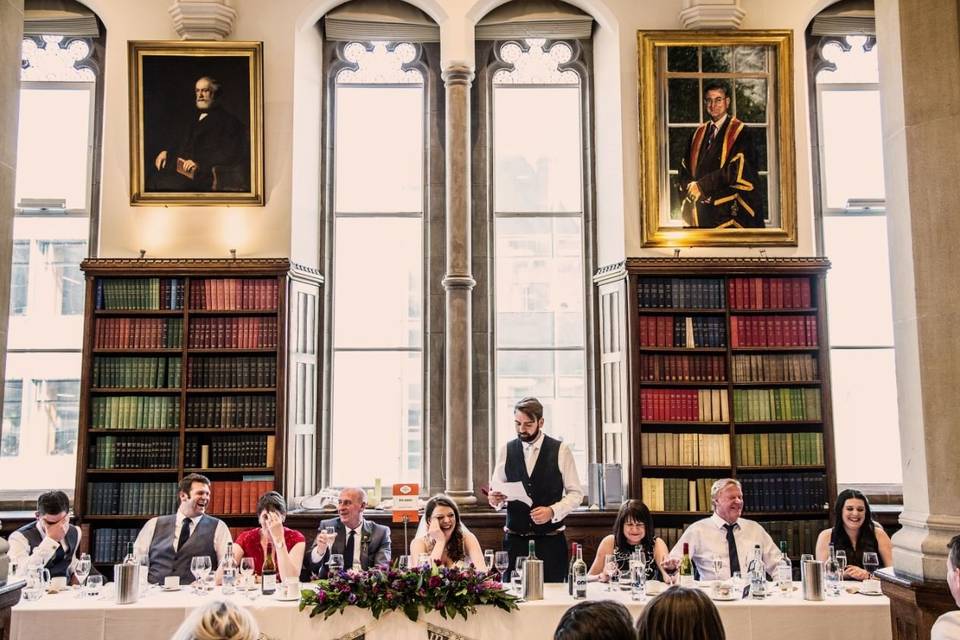 Wedding Breakfast in Christies Bistro