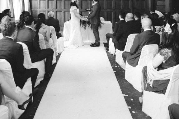 Wedding Ceremony in Whitworth Council Chamber