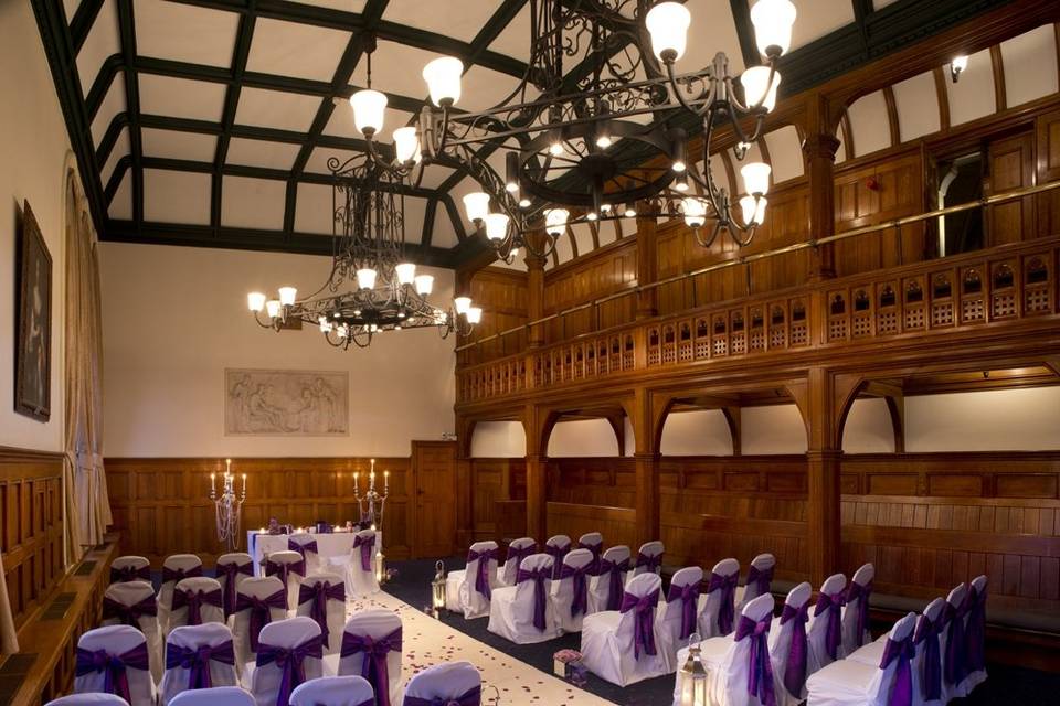 Wedding Ceremony in Whitworth Council Chamber