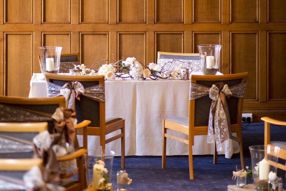 Wedding Ceremony in Whitworth Council Chambers