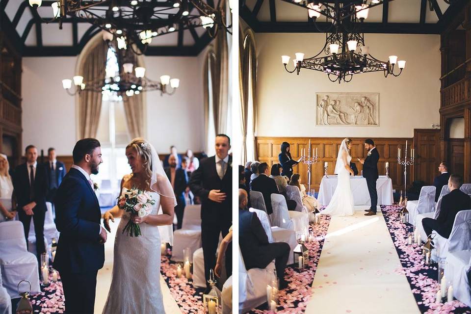 Wedding Ceremony in Whitworth Council Chamber