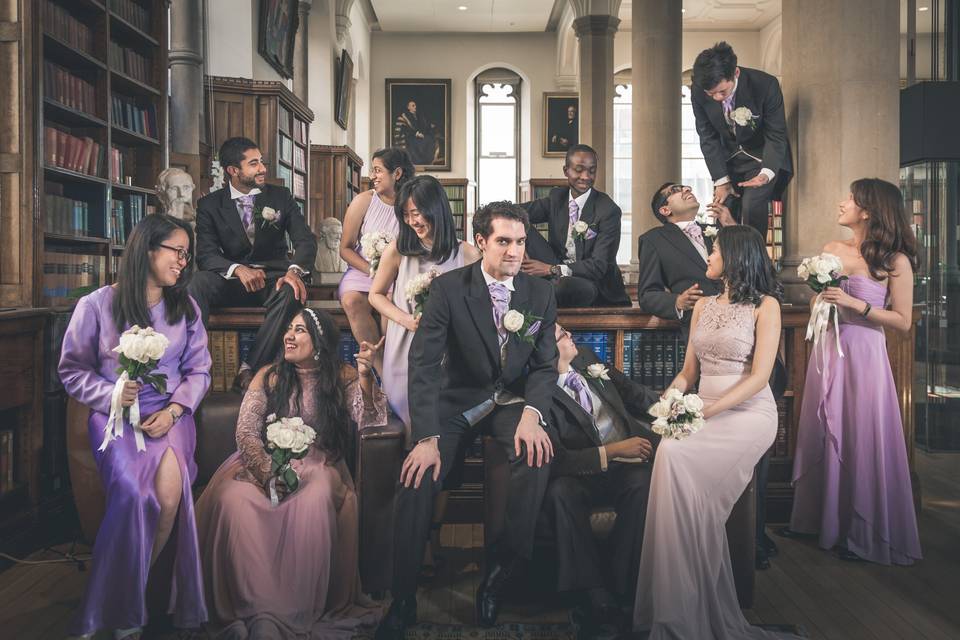 Wedding Party in Christies Bistro