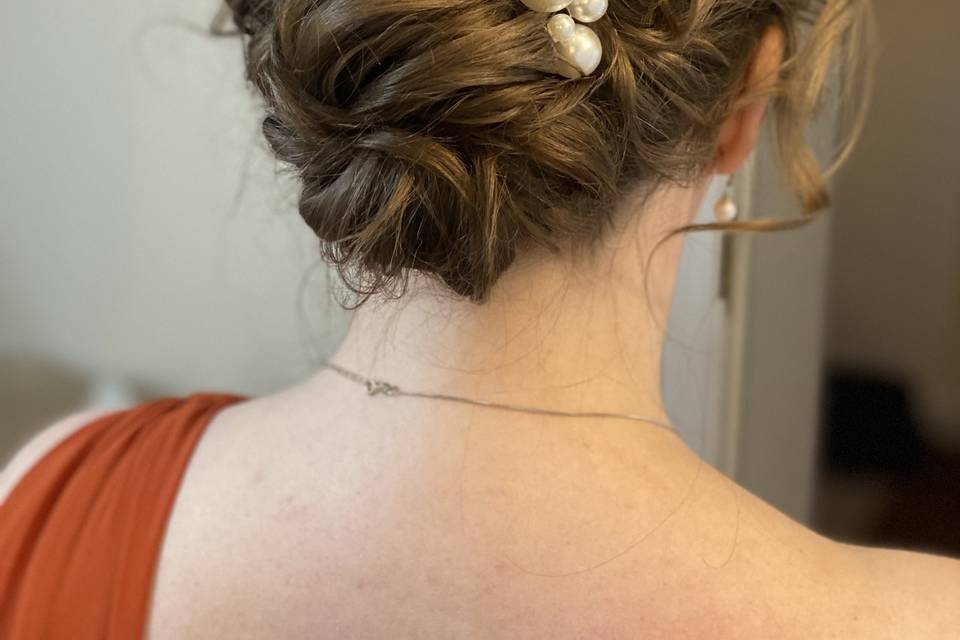 Bridesmaid hair