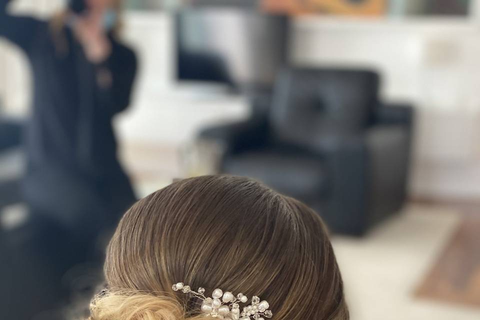 Bridesmaid hair